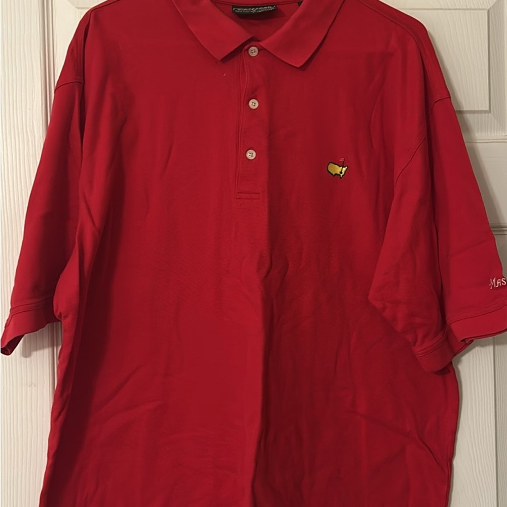 Masters Red Polo Shirt Classic Design